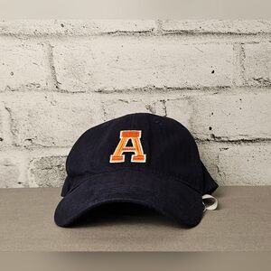 ZARA Navy Varsity Letter A Baseball Cap Adjustable Strapback NWT